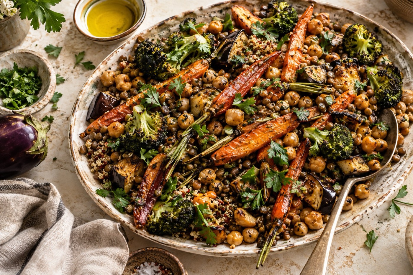 Representative vegetable dishes